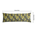 thumbnail image 6 of Lemon Print Body Pillow Cover - Soft & Breathable Fabric, Hidden Zipper, 20"x54", Cute Fruit & Floral Design - Perfect Gift for Lemon Lovers, Summer Decor, Side Sleepers & Pregnancy Support, 6 of 7