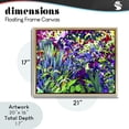 thumbnail image 4 of Stupell Industries Cottage Vibrant Confetti Garden Gold Floating Frame Canvas Art, 21 x 17, by Lee Ann Zirbes, 4 of 8