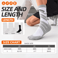 thumbnail image 3 of Mqamex 3 Pairs Men's Athletic Crew Socks,Sweat Absorption,Moisture Wicking,Breathable,Cotton Blend,Towel Bottom Cushioning, 3 of 6