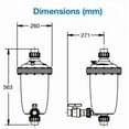 thumbnail image 4 of Waterco MULTICYCLONE 12 CENTRIFUGAL FILTER 1.5" CONN. For pool, 4 of 4