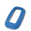Toter Slimline 23 Gal. Blue Rectangular Open Top Trash Can Lid