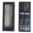 thumbnail image 4 of YAOBAMM Clothes Suspenders Men Suspenders Adjustable Quick Release Wear Resistant Non Slip with Heavy Duty Clips Multipurpose Polyester Y Back Suspenders, 4 of 7