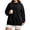 ZB-Black-frostluinai plus size sweatshirt, variant on Frostluinai Crew Neck Sweatshirt for Women Long Sleeve Soft Pullover Solid Color Casual Sweat Shirts Loose Fit Sweatshirts with Pocket
