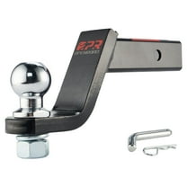 OPENROAD Trailer Hitch 4in Drop Ball Mount,with 2 in Hitch Ball and 5/8 Pin Fit 2in Hitch Receiver,for RV Travel Towing Trailer Light Trucks SUVs Vans ATVs