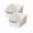 2pcs white L, variant on 2/3pcs Plastic Under Sink Organizer with Wheels, Bottle Organization Bins Kitchen Cabinet Organizers Plastic Basket for Under