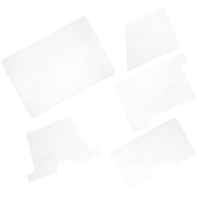 AURARMLET Reusable Card Holder Stencils Acrylic Storage Bag Transparent Ticket Storage for Beginners 1 Set