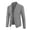 Gray, variant on Fesfesfes Sweater Cardigan for Men Casual Solid Long Sleeve Cardigan Button Sweater Top Blouse On Sale