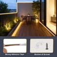 thumbnail image 3 of Tira de luces LED solares ZAIYW, 10 m, impermeables al aire libre, IP68, 3 of 5