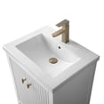 thumbnail image 6 of Vanity Art 24" Double Door Bathroom Vanity with Sink, Freestanding Storage Cabinet with Ceramic Top, and Removable Shelve, 6 of 8