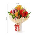 thumbnail image 4 of 3D Scented Tulip Bouquet Exquisite Craftsmanship Smooth Writing Floral Ornament Romantic Gift, 4 of 5