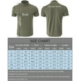 thumbnail image 3 of ORUYROP Mode Hommes Manches Courtes Col Roulé Simulé Hauts Basiques Chandail Décontracté T-Shirt Ajusté sous-Vêtement Uni, 3 of 3