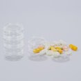 thumbnail image 4 of LITINKIMI 2Set Weekly Pill Organizer 7 Day Organizer Large Compartment Daily Pill Case Plastic Transparent, 4 of 7