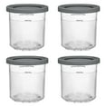 thumbnail image 1 of Paquete de 4 contenedores de repuesto para pintas y tapas Ninja Creami, 4 fundas de neopreno para helado, compatibles con 16 oz, 1 of 6