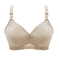thumbnail image 2 of Amvlyk Bras for Women Wireless Push Up Bra Solid Color Soft Breathable Bras with Adjustable Straps Seamless Comfortable Full Coverage Bc Cup Everyday Bra for Workout Walking Activewear Sleep, 2 of 7