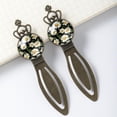 thumbnail image 3 of Daisy Vintage Copper Crown-Shaped Bookmarks – Stainless Steel Reading Accessories, Book Markers – Gift for Book Lovers, 3 of 5