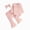 H233-Pink, variant on masbird Baby Girl Hunting Outfits Newborn Long Sleeve Print Shirts Romper Leaf Flare Pants 3Pcs Fall Infant Clothing,Red,9-12 M