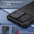 thumbnail image 6 of S24 Ultra Case Compatible for Samsung Galaxy S24 Ultra 5G, Slide Camera Cover -Grade Anti-Drop Shockproof Phone Case with Kickstand Protective Cover for Samsung S24 Ultra 5G (Black), 6 of 7