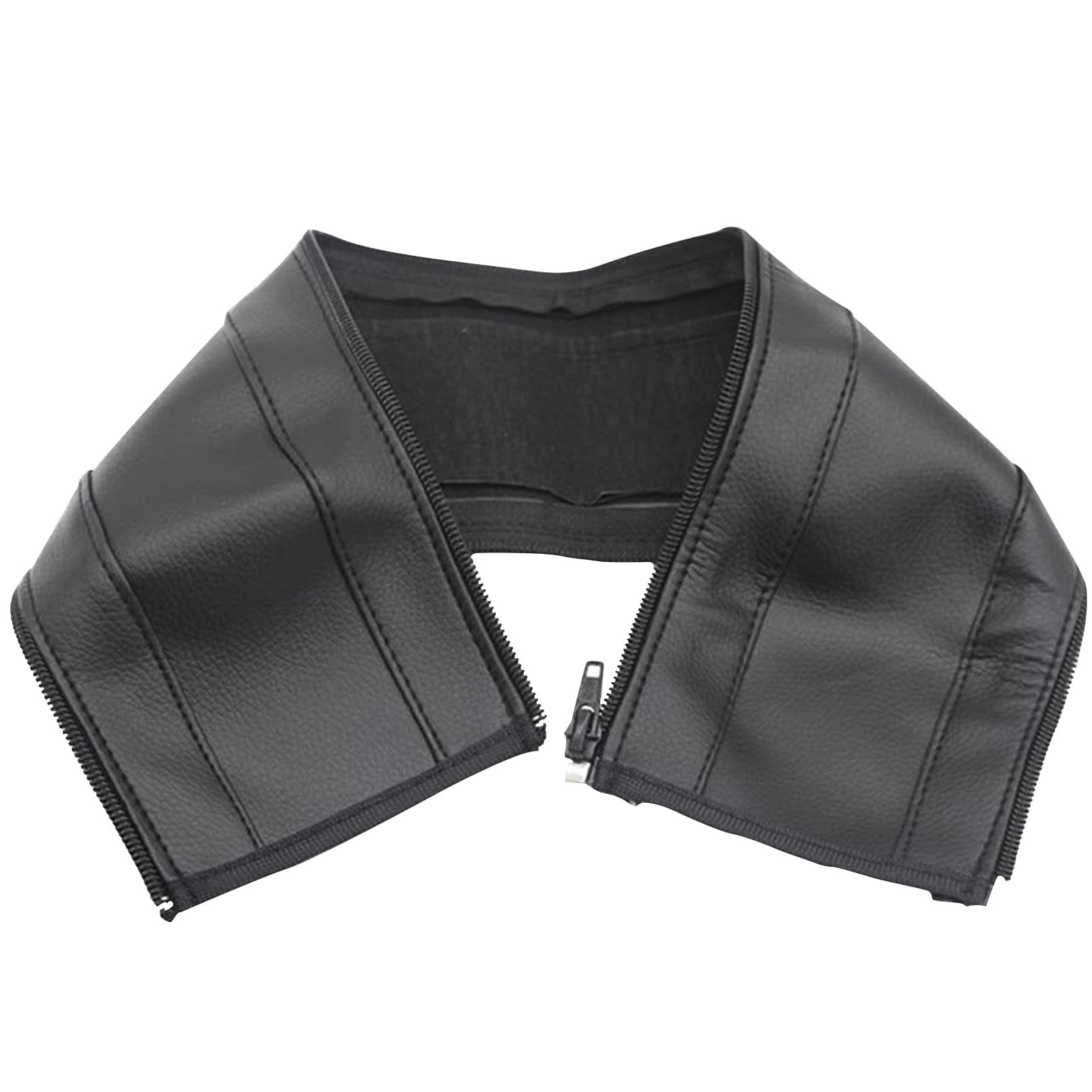 Leather Pram Hand Glove Zipper Pushchair Handle Sleeve Stroller Grip Cover 