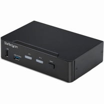StarTech.com 2-Port DisplayPort KVM Switch, 4K 60Hz, DP 1.2, HDCP 1.4, EDID Management, 2-Port USB 3.0 Hub, TAA