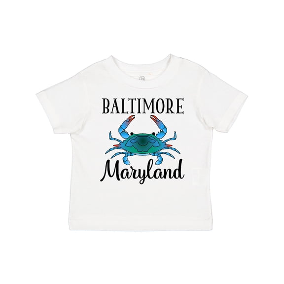 Inktastic Baltimore Maryland Vacation Blue Crab Boys or Girls Toddler T-Shirt