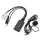 thumbnail image 5 of Cable De Entrada Auxiliar Bluetooth, Micrófono De Metal ABS Adaptador De Audio Bluetooth Plug And Play Transmisión Rápida Para Radio Estéreo De Coche, 5 of 7