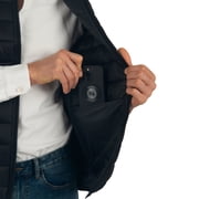 Alpine Swiss Clark Mens Puffer Vest Down Alternative Water Resistant Packable Outerwear Zip Up Pockets Warm Versatile Layer