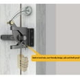 thumbnail image 2 of Spring Cable Pull Gate Latch Reliable Fence Lock Pin Security For Garden And Pool Entrances Self Locking Gate Short silver, 2 of 9