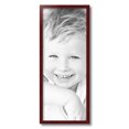 thumbnail image 2 of ArtToFrames 10" x 25" Cherry Picture Frame, 10x25 inch Red Wood Poster Frame (WOM-4213),  Pack, 2 of 6