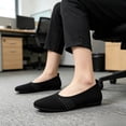 thumbnail image 6 of CHICVOMEY Women's Knit Pointed-Toe Flats Shoes - Comfortable Slip On Casual Walking Flats for Work Office, 6 of 8