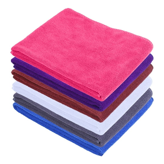 6 Pack Thickened Salon Towels, Super Soft and Absorbent Microfiber Hair Towel for Salon, Bath, Spa, Pool and Home, 12 inch X 28 inch