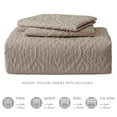 thumbnail image 7 of Exclusivo Mezcla Twin Quilt Bedding Set, Lightweight Soft Bedspreads Coverlets with 1 Pillow Sham, Modern Taupe Quilts Twin XL Size for All Seasons, 7 of 7