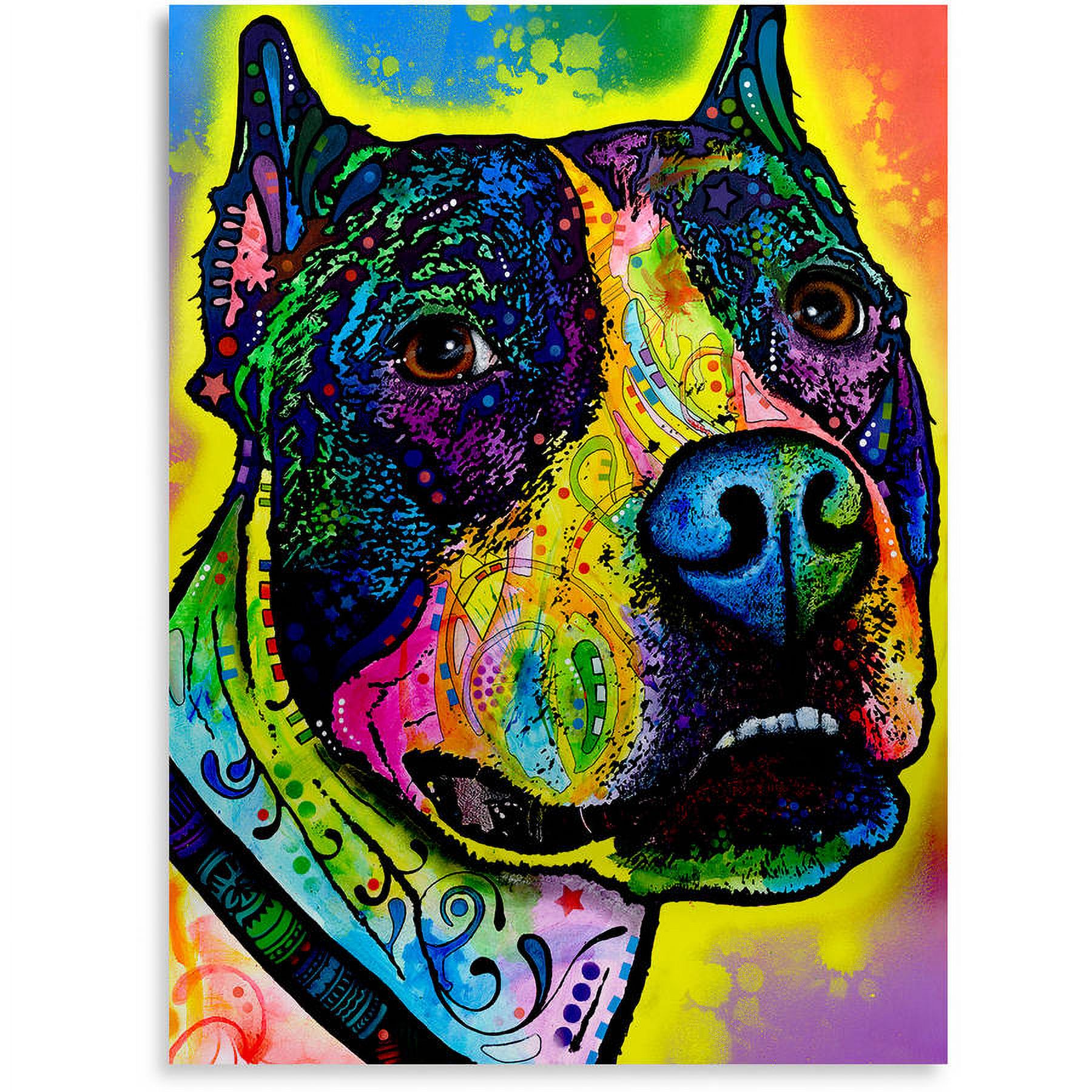 Trademark Fine Art "Justice" Brushed Aluminum Wall Art Art by Dean Russo 16x22