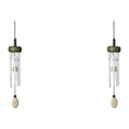 thumbnail image 3 of Destyer Exquisite Wind Chimes With Intricate For Refined Look Materials Wind Chime Pendant Add Charm To Home green（roundwood） 2Set, 3 of 6
