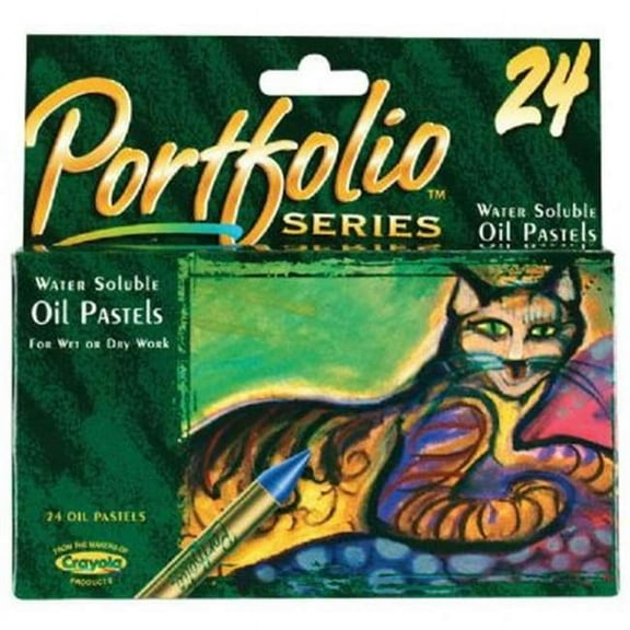 Crayola  Water-Soluble Oil Pastels 24-Color Set