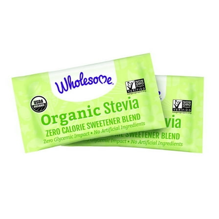 Wholesome Organic Stevia Sweetener with Erythritol, 1 Gram Packets (Pack of 1000)
