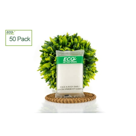 Eco One Spa - ECO Amenities Spa Sachet Individually Wrapped 1 ounce Cleaning Soap, 50 Bars per Case