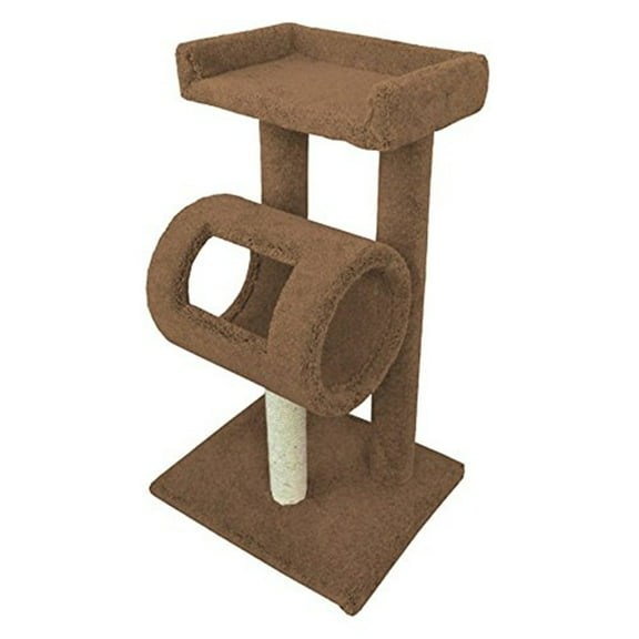 New Cat Condos Premiere Cat Climber Cat Tree-Color:Brown