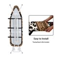 thumbnail image 4 of HELLHERO Cow Print Pattern Ironing Board Cover Protection Covers Breathable 3 Fasteners(Not Heat Insulating), 4 of 5
