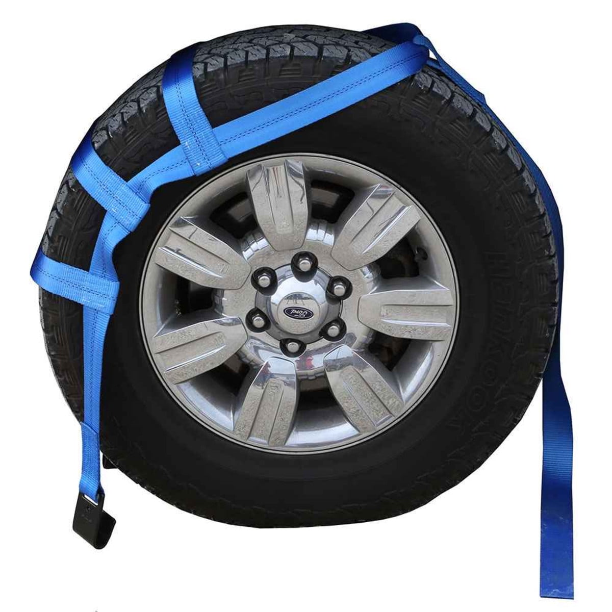 US Cargo Control Tow Dolly Basket Straps (2-Pack) - 3,333 Lb Capacity For 14-17 Inch Tires