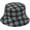 Navy, variant on Reversible Plaid Bucket Hats for Men Women Outdoor Spring Summer Fishing Fisherman Sun Cap Foldable