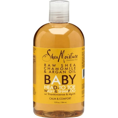 SheaMoisture Baby Body Wash and Shampoo for sensitive baby skin Chamomile and Argan Oil suitable for all skin types 13
