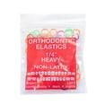 thumbnail image 2 of JMU Orthodontic Intra Oral Elastic Neon Non-Latex, 1/4" Heavy, Asorted Colors, 100/Bag, 2 of 6
