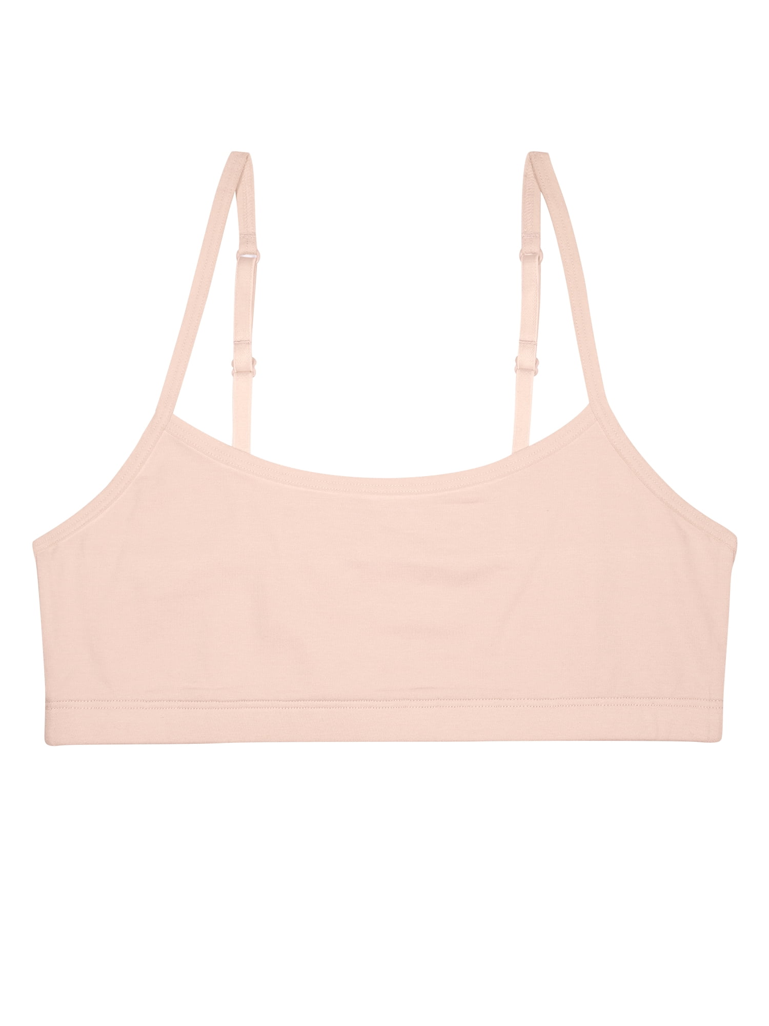 Wonder Nation Girls Cotton Bra, 2-Pack, Sizes S-XXL