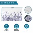 thumbnail image 6 of Purple Spring Floral Placemats Set of 8, Watercolor Elegant Pastoral Flowers Placemats for Dining Table, Place Mats for Kitchen Tabletop, Waterproof Wipeable Dining Table Mats Set, 6 of 9