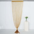 thumbnail image 2 of Efavormart 3FT x 8FT GOLD String Tassel Curtain Event Backdrop Door Window String Curtains, 2 of 11