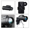 thumbnail image 5 of ZHAOCHENG Telescopio monocular, telescopio monocular de alta potencia, monoculares impermeables con clip para teléfono y trípode para teléfono celular para observación de aves, 5 of 5