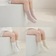 thumbnail image 2 of Toddler Crew Socks - 5 Pairs Baby Cotton Solid Socks Kids Neutral Socks for Boys Girls 0-8 Years, 2 of 5