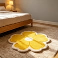 thumbnail image 6 of Antqov Bath Mat, 24x24" Small Non Slip Water Absorption Flower Bath Rug Soft Washable Bathroom Rug for Home Bathroom Decor, 6 of 6