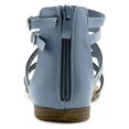 thumbnail image 4 of Ollio Women's Shoes Gladiator Strap Flat Zori Sandal M1052, 4 of 6