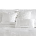 thumbnail image 2 of Benjara Jay 7 Piece King Comforter Set- Polyester Velvet Deluxe Texture- White, 2 of 5